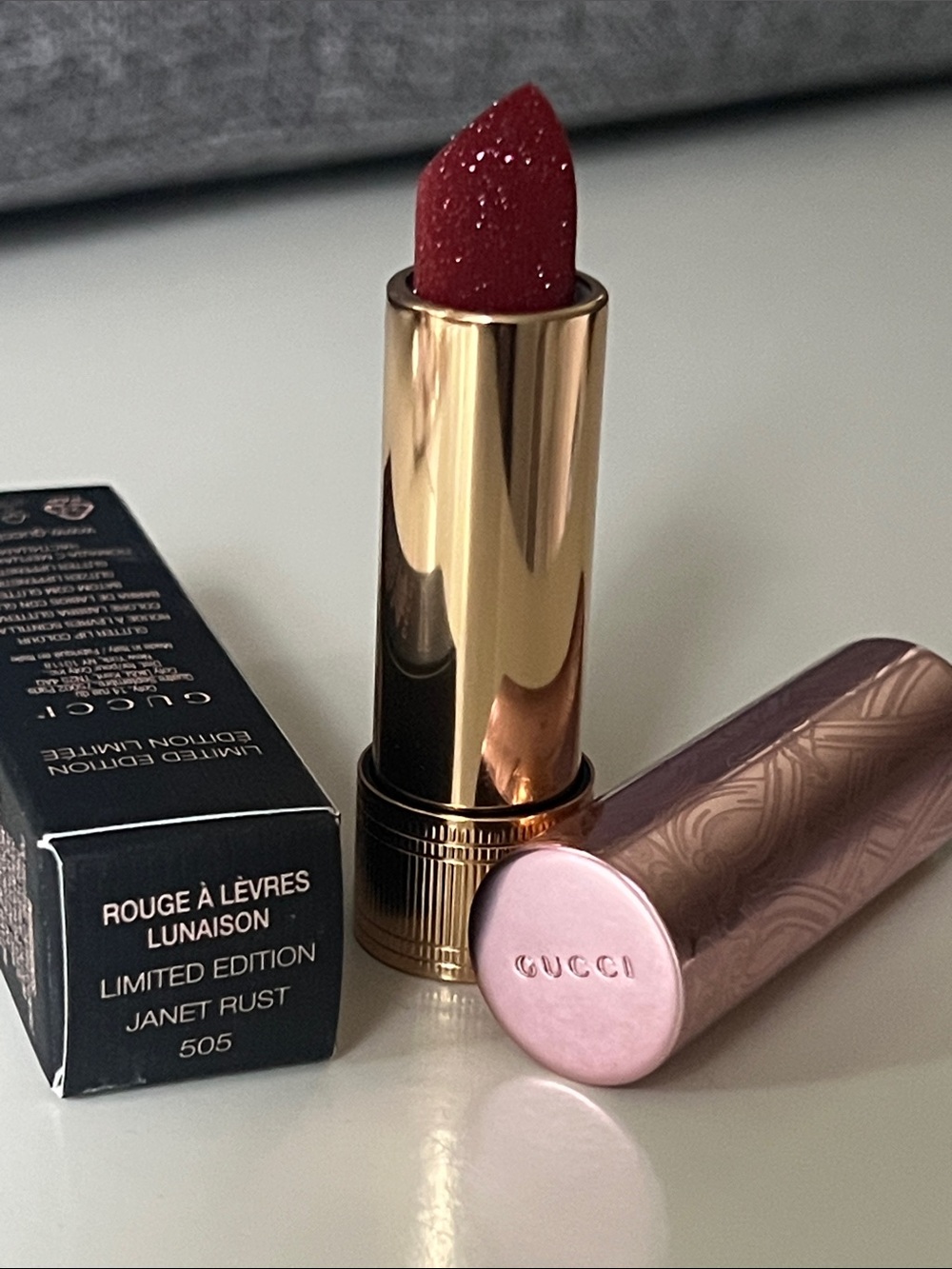 Gucci Rouge à Lèvres Lunaison Lipstick in Janet Rust 505